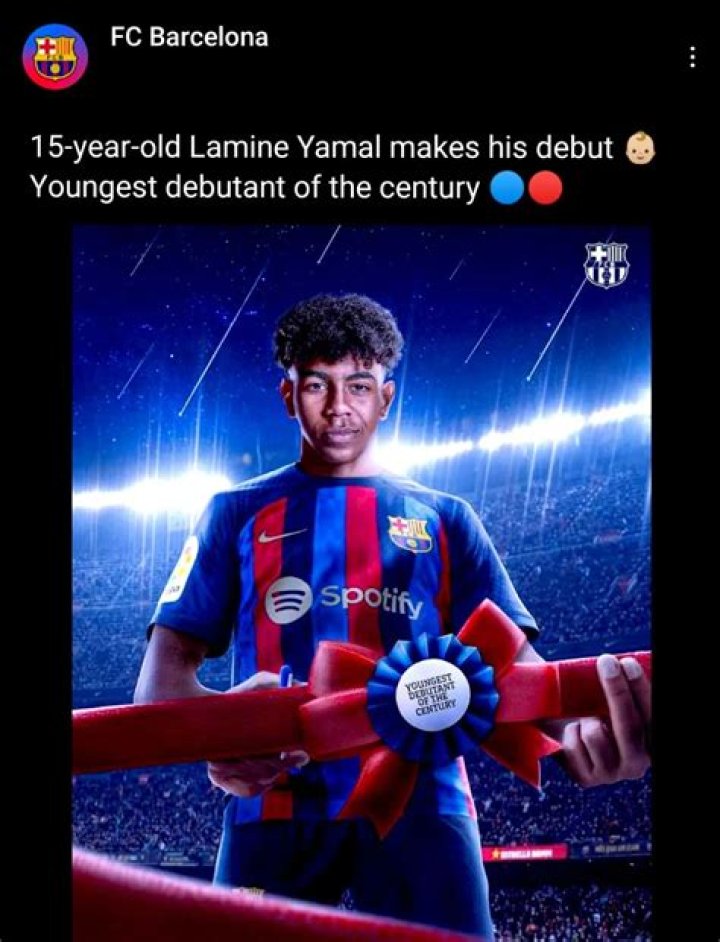 Barcelona youth sensation Lamine Yamal to get professional contract