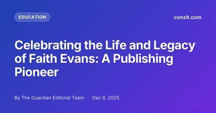 Celebrating the Legacy of Evans Richardson A Comprehensive Obituary