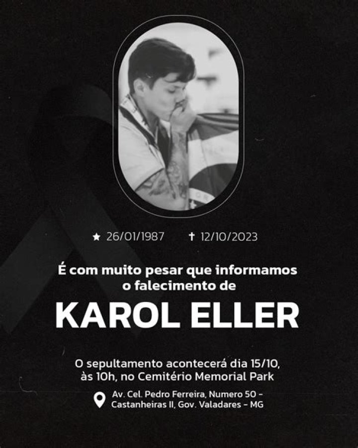 Corpo de Karol Eller &eacute; levado a Minas Gerais, onde ser&aacute; velado