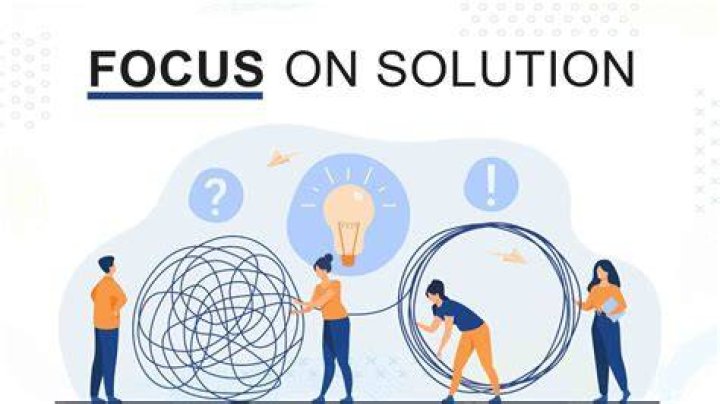 FOCUS ON THE SOLUTION, NOT THE PROBLEM. FOR THE SOLUTION WILL FREE YOU
