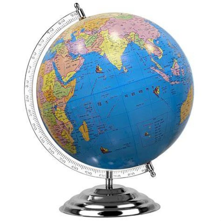 GLOBE DADDY Globe in Malayalam Language Educational Rotating World Map