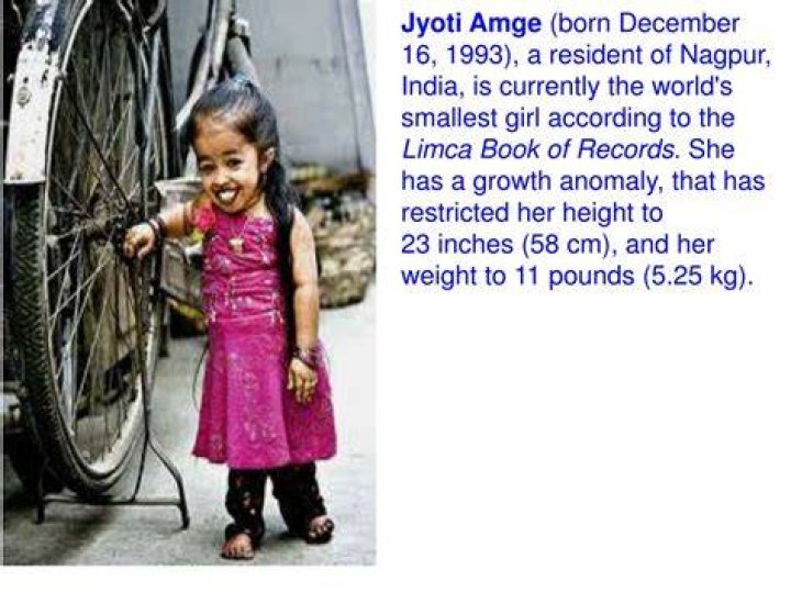 Jyoti Amge, Born 16 December 1993, Nagpur, India SolarMovie