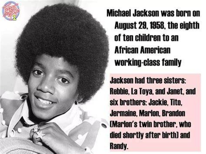 Michael jackson was born on this day in 1958. the king of pop would