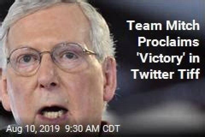 Mitch McConnell&rsquo;s campaign Twitter account returns after suspension