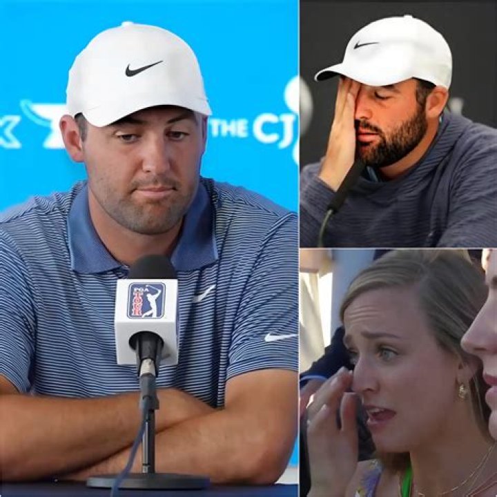 Scottie Scheffler&rsquo;s wife breaks down in tears after 2022 Masters
