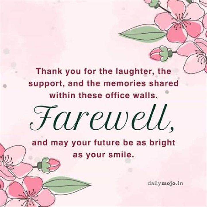 Touching Farewell Quotes For Seniors