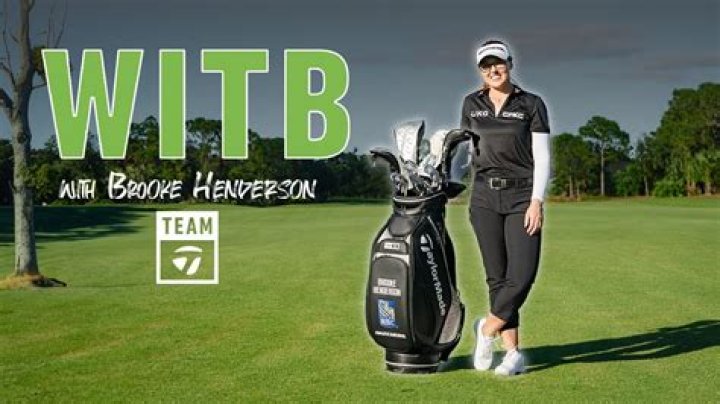 Winner&rsquo;s Bag Brooke Henderson The Amundi Evian Championship Golf
