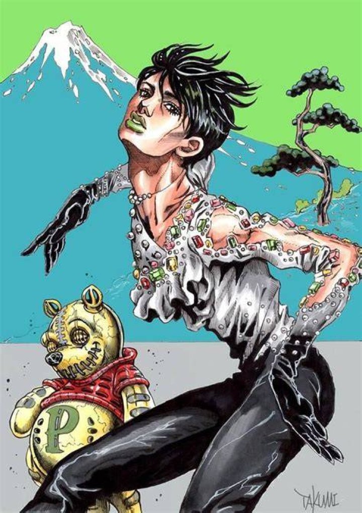 Yuzuru Hanyu in Araki Style JoJo's Bizarre Adventure Jojo's bizarre